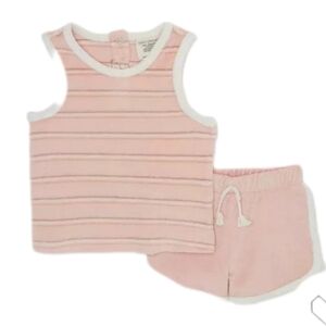 Easy Peasy Baby Terry Cloth Tank & Short Set Size 3-6Months